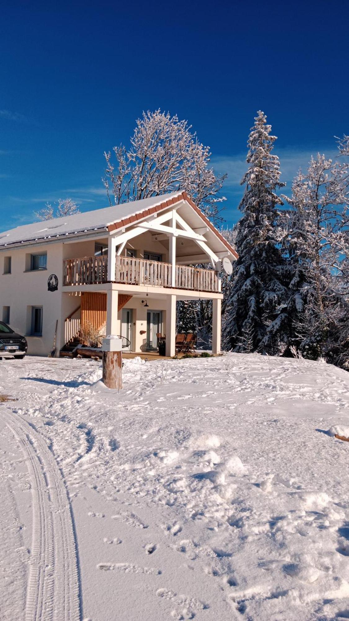 Gite Des Roches La Chaux-du-Dombief Exteriör bild